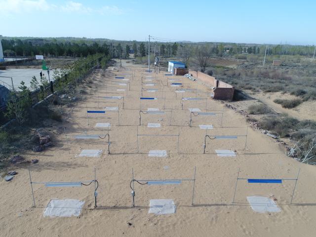 鄂尔多斯站土壤种子库对增温的响应实验平台